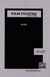 Index de la revue Film Culture