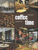 Coffee time. Contempory cafés