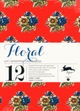 12 gifts wrapping paper book Floral. Volume 11