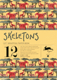 12 gift wrapping paper book Skeletons. Volume 14