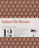 12 gift wrapping paper book Italian Tile Mosaics. Volume 33