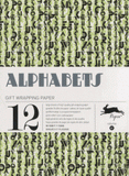 12 gift wrapping paper book alphabets. Volume 41