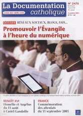 La documentation catholique N° 2475, 2 octobre 2
Promouvoir l'Evangile à l'heure du numérique