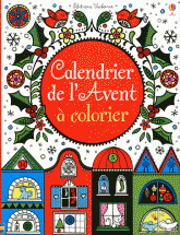 Calendrier de l'Avent à colorier