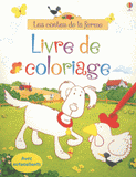 Livre de coloriage. Avec autocollants