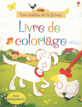 Livre de coloriage. Avec autocollants