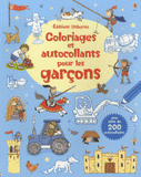 Coloriages et autocollants pour les garçons