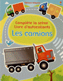 Complète la scène livre d'autocollants les camions