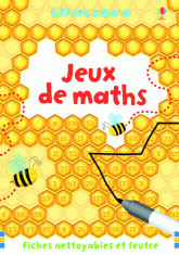 Jeux de maths. Fiches nettoyables et feutre