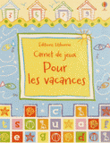 Carnet de jeux pour les vacances