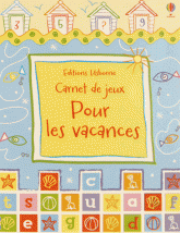 Carnet de jeux pour les vacances