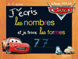 J'écris les nombres et je trace les formes Cars. 4-6 ans