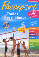 Toutes les matières de la 4e à la 3e