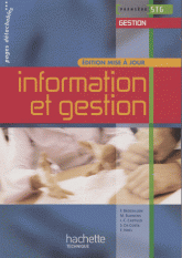 Information et gestion Première STG Gestion