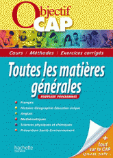 Toutes les matières générales CAP