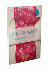 Pop-up vases. 2 vases pliables + 1 livre