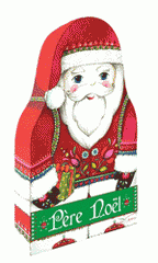 Père Noël. Boîte-poupée