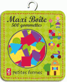 Maxi boîte 500 gommettes petites formes