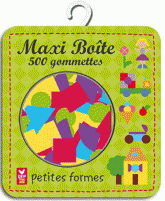 Maxi boîte 500 gommettes petites formes