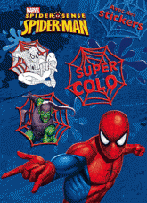 Spider Sense Spider-Man. Super colo avec des stickers