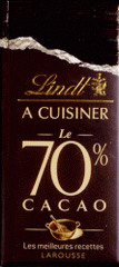 Lindt à cuisiner, Le 70 % cacao. Les meilleures recettes