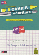 Cahier d'écriture CM1-CM2