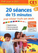 20 séances de 15 minutes pour réviser toute son année. Prêt pour le CE2 !