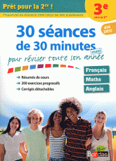 30 séances de 30 minutes maxi pour réviser toute son année. Prêt pour la 2e !