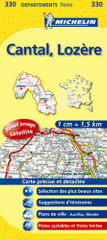 Cantal, Lozère. 1/150 000