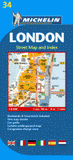 London. Street Map and Index 1/8 000