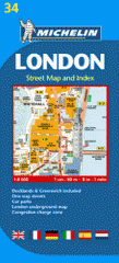 London. Street Map and Index 1/8 000