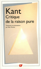 Critique de la raison pure
3e édition revue et corrigée