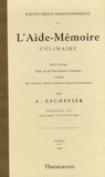 L'Aide-Mémoire culinaire