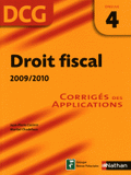 Droit fiscal 2009/2010. Corrigés des applications