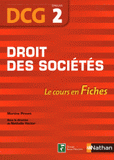 Droit des sociétés DCG 2. Le cours en fiches