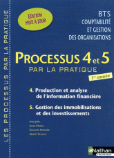 Processus 4 et 5 Production et analyse de l'information financière - Gestion des immobilisations et des investissements BTS CGO 1re année
