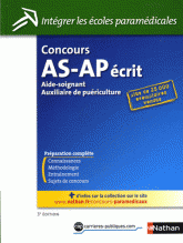 Concours d'entrée Aide-soignant Auxiliaire de puériculture. Epreuve écrite
3e édition