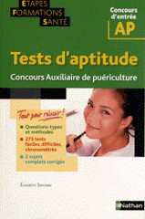 Tests d'aptitude. Concours Auxiliaire de puériculture