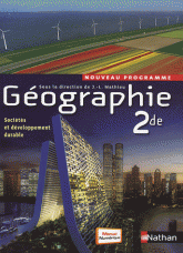 Géographie 2de Programme 2010
édition 2010