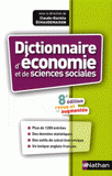 Dictionnaire d'économie et de sciences sociales
édition revue et augmentée