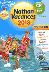 Nathan vacances du CE1 vers le CE2
Edition 2013