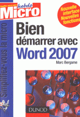 Bien démarrer avec Word 2007