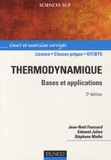 Thermodynamique. Bases et applications
2e édition