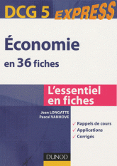 DCG 5 : Economie en 36 fiches