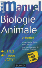 Mini manuel de Biologie animale
2e édition