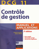 DCG 11 Contrôle de gestion. Manuel et applications
2e édition