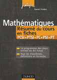 Mathématiques Résumé du cours en fiches PCSI-PTSI-PC-PSI-PT