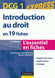 Introduction au droit DCG1. En 19 fiches
3e édition