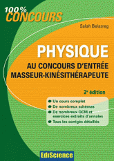 Physique au Concours d'entrée Masseur-kinésitherapeute
2e édition