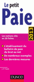 Le petit paie
Edition 2013